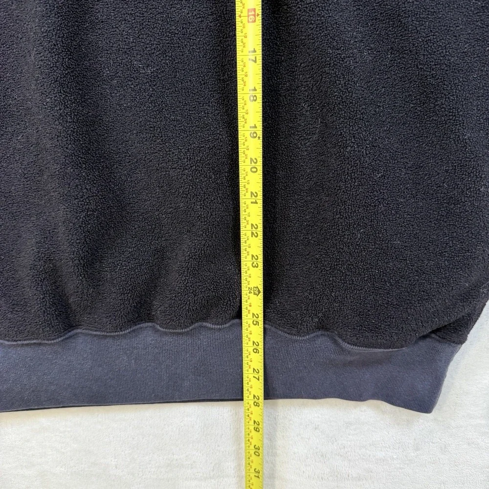 Polo Ralph Lauren 1/4 Zip Fleece Pullover Adult XL Black Red Jacket Embroidered